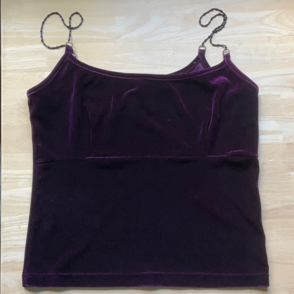 Purple Velvet Tank Top 💜
